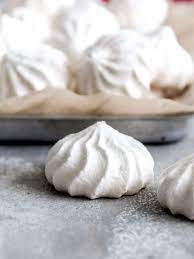 meringue cookies with without cream