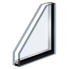 how thick is double glazed glass for