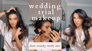 my wedding trial makeup bridal get