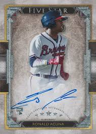 (atlanta braves) click to enlarge. Ronald Acuna Jr Rookie Card And Prospect Card Highlights