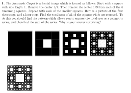 sierpinski carpet is a fractal image