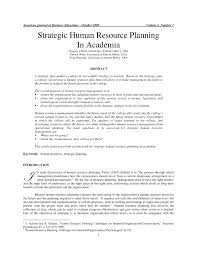 pdf strategic human resource planning