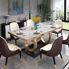 Stylish Rectangular Dining Table With