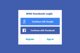 how login with facebook google works