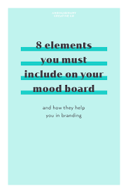 brand mood board