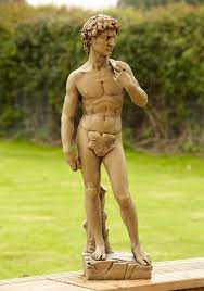 Michelangelo David 85cm Stone Garden Statue