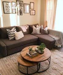real homes brown living room decor