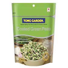 tong garden coated green peas tong