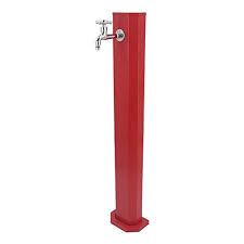 (also called a hose bib), the type with a flange and two mounting. Jm Outdoor Garden Hose Bib Extender Stanchion Steel Diy Spigot Post Heavy Duty Iron Stand Reel Shower Fountain With 3 4 Brass Faucet Tap Quick Connect End Red Buy Online In Oman At