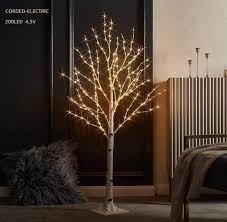 4ft 200 Led Lighted Birch Twig Tree