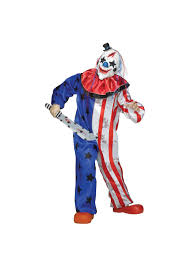 Mens Scary Circus Clown Costume Scary Costumes