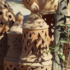 Lamp Terracotta For Garden Moroccan