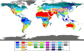 Koppen Climate Classification Description Map Chart