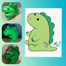 Anything related to moriah elizabeth post it here. Moriah Elizabeth Designs Into Charms Pickle The Dinosaur Etsy