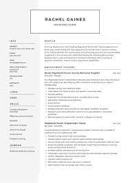 38+ sample resume templates ; Registered Nurse Resume Sample Writing Guide 12 Samples Pdf