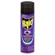 raid flea plus carpet room spray