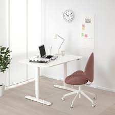 Ikea desk hacks hack diy office craft kallax feelingnifty budget storage easy bench organization seating gorgeous awe inspiring affordable. Bekant Desk Sit Stand White 47 1 4x31 1 2 Ikea