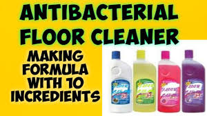 antibacterial floor cleaner making