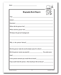 Book Review Template Middle School 