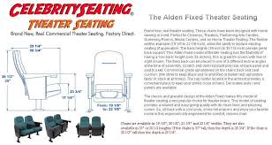alden theater seating specification