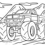 Monstertruck 5 gratis malvorlage in lastwagen. Malvorlage Monstertruck Kostenlos Herunterladen