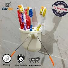 Plastic Ivory Stick Fast Toothbrush