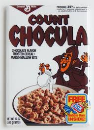 count chocula cereal box fridge magnet