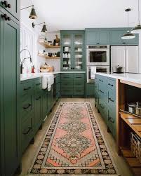Decades ago, the kitchen was hidden in the back of the house. 2018 Trend Update Green Kitchens Becki Owens