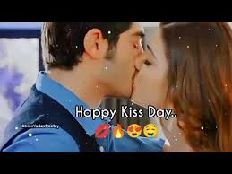 happy kiss day whatsapp status