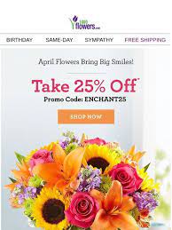 Promocodes.land deliver the excellent results with lucy offer to our users. 1 800 Flowers Com Save 25 With The Promo Code Inside Milled