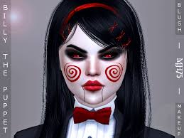 s4 billy the puppet makeup