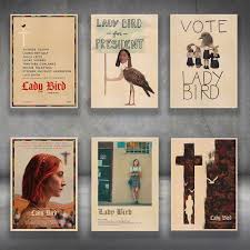 Eur 3.87 to eur 21.02. Art Lady Bird Movie Greta Gerwig Film Saoirse Rona Movie Poster Art Pictures Decoration Shopee Philippines