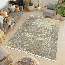 blue wool silk oxidized rugs for living