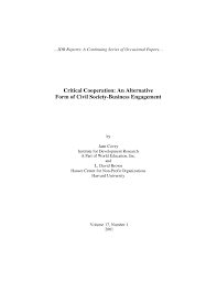 Pdf Critical Cooperation An Alternative Form Of Civil