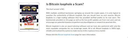 So many people wanted to know if bitcoin loophole is legit. Bitcoin Loophole Review 2021 Is It Really Scam Know Before You Start