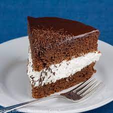 chocolate and whipped cream layer cake