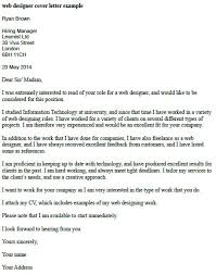 Web Developer Cover Letter Dayjob