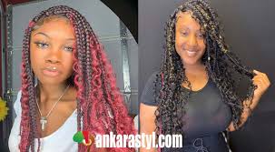 The size of the braid will determine how wavy your hair will be. 27 Easy Box Braids With Curls For African Americans In 2020