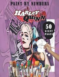 harley quinn paint by numbers kristen
