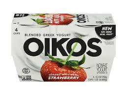 oikos strawberry greek nonfat yogurt