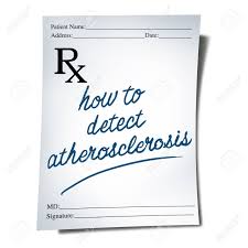 Atherosclerosis Diagnosis As A Doctor Prescription Note With Stock