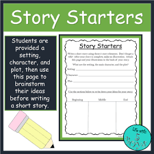 story starter brainstorm page clful