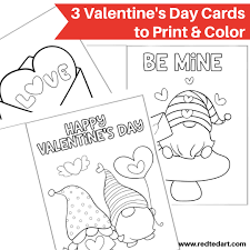 valentine s day coloring pages gnome