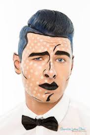 paper faces pop art makyaj akımı pop