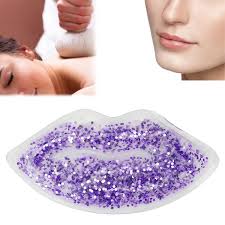 mauve hot cold compress lips ice pack