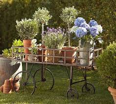 Metal Push Cart For Your Garden Diy