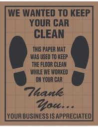 car paper foot mat manufacturer