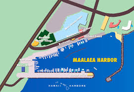 Map Of Maalaea Harbor Maui Hawaii