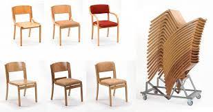 lightweight wooden church chairs