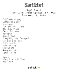 Best Coast Rolls Out 17 Setlist To